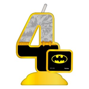 Vela Temática Batman Geek Nº4 5 Unidades