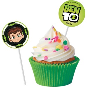 Bandeirinha Para Docinhos Ben 10 Com 8 Unidades-110424-16595