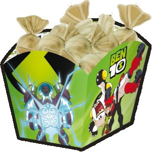 Cachepot Médio Ben 10 Com 8 Unidades-110407-98973