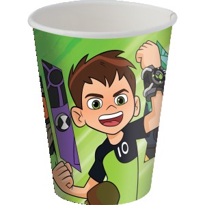 Copo Papel 200ml Ben 10 Com 8 Unidades-110410-52823