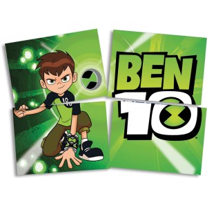 Painel 4 Lâminas Ben 10 5 Unidades