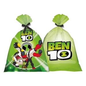 Sacola Plástica Ben 10 Com 8 Unidades-110419