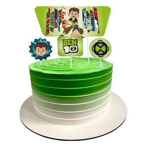 Topper Para Bolo Ben 10 Com 4 Unidades-110421