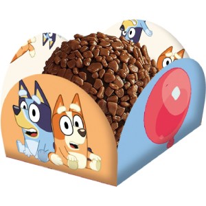 Porta Forminha Bluey Com 40 Unidades