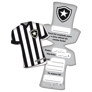 Convite Botafogo Com 8 Unidades