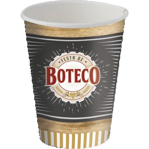 Copo Papel 200ml Boteco Com 8 Unidades-105976-85677