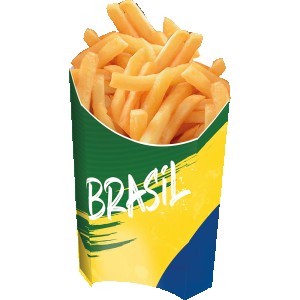 Caixa Batata Frita Brasil Com 8 Unidades-110181-56047