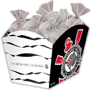 Cachepot Médio Corinthians Com 8 Unidades
