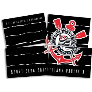 Painel 4 Lâminas Corinthians 5 Unidades