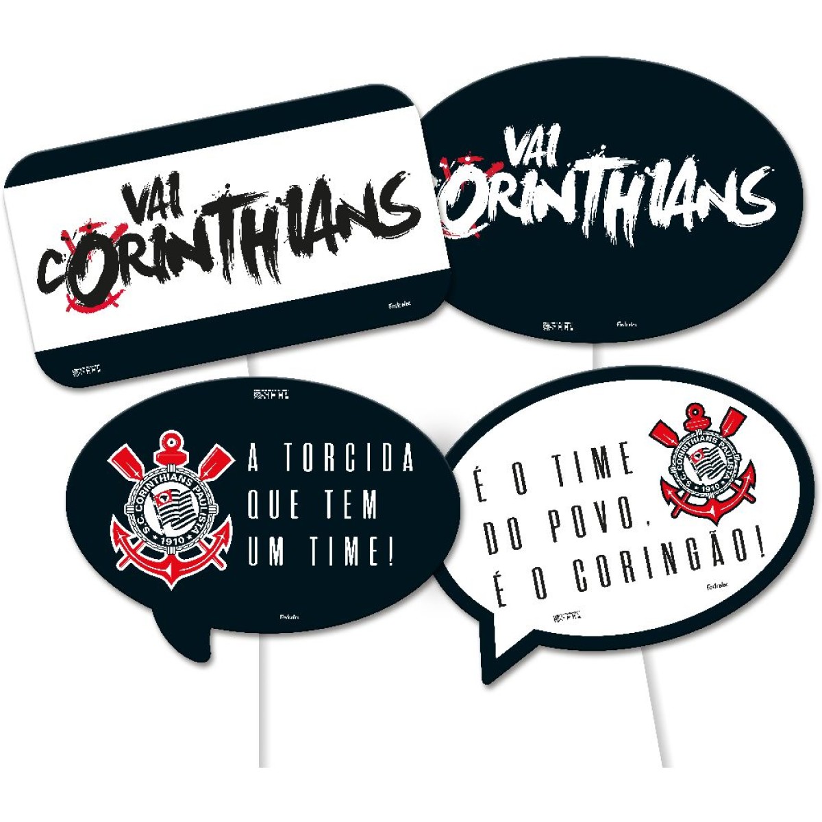 Placas Divertidas Corinthians 12x04