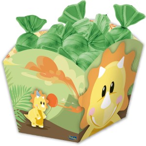 Cachepot Médio Dino Baby Com 8 Unidades