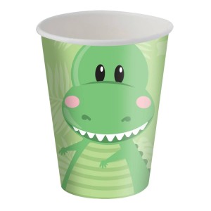 Copo Papel 200ml Dino Baby Com 8 Unidades-108919-29084
