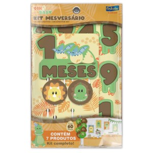 Kit Mesversário Dino Baby 1 Unidade-109980-64484