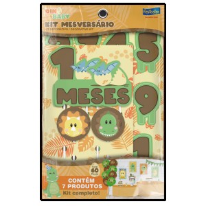 Kit Mesversário Dino Baby Com 1 Unidade-109980-84334