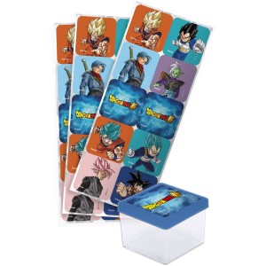 Adesivo Quadrado Dragon Ball Com 30 Unidades-105738-23170