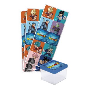 Adesivo Quadrado Dragon Ball Com 30 Unidades-105738