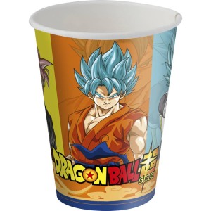 Copo Papel 200ml Dragon Ball Com 8 Unidades