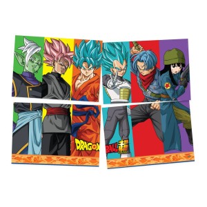 Painel 4 Lâminas Dragon Ball 5 Unidades-105755-18726