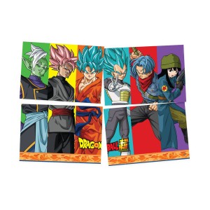 Painel 4 Lâminas Dragon Ball 5 Unidades-105755