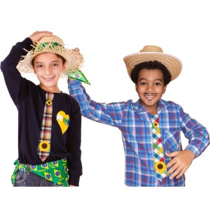 Gravata Festa Junina Divertida Com 8 Unidades-111167-20597