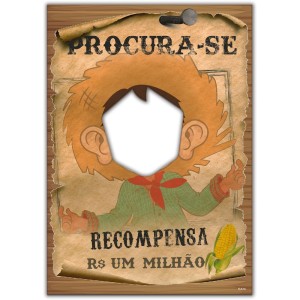 Painel Procurado Festa Junina Divertida 3 Unidades-111178-64133