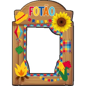 Painel Retrato Festa Junina Divertida 3 Unidades-111180-20986