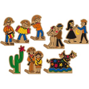 Decoração De Mesa Festa Junina Sertão Com 8 Unidades