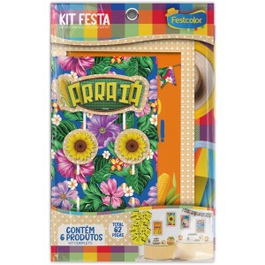 Kit Festa Festa Junina Tradicional Com 1 Unidade