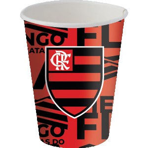 Copo Papel 200ml Flamengo Com 8 Unidades-110468-79474