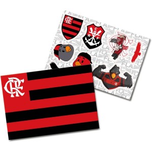 Kit Decorativo Flamengo Com 10 Unidades