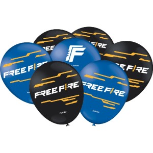 Balão Free Fire Gamer 250 Unidades-110979-59726