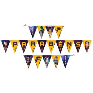 Faixa Decorativa Free Fire Gamer 12 Unidades