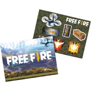 Kit Decorativo Free Fire Com 10 Unidades