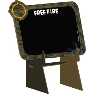 Lousa Decorada Mdf P Free Fire Com 6 Unidades