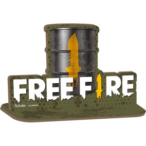 Personagem Mdf P Barril Free Fire 6 Unidades-109329-89490