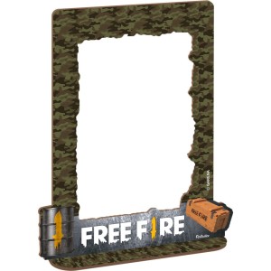 Porta Foto Mdf Free Fire 3 Unidades