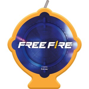 Vela Plana Free Fire Gamer 5 Unidades