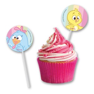 Bandeirinha Para Docinhos Galinha Pintadinha Candy 96 Unidades-108130-86011