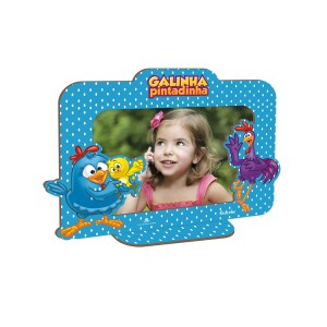 Porta Foto Mdf Galinha Pintadinha 3 Unidades-109772