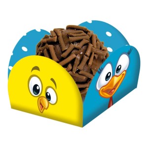 Porta Forminha Galinha Pintadinha Com 40 Unidades