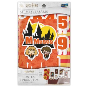 Kit Mesversário Harry Potter Kids Com 1 Unidade