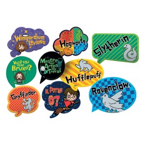 Kit Placas Harry Potter Kids Com 9 Unidades-108310