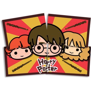 Painel 4 Lâminas Harry Potter Kids 5 Unidades-108312-34485