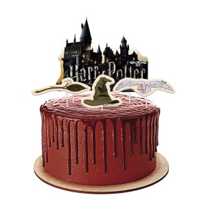 Topper Para Bolo Harry Potter Com 4 Unidades-106889