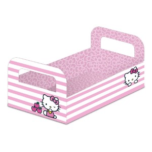 Cesta M Hello Kitty Rosa Com 3 Unidades-111404