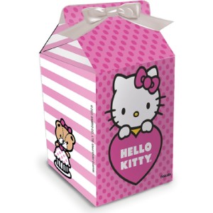 Caixa Milk Hello Kitty Rosa Com 8 Unidades