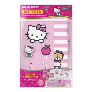 Kit Festa Hello Kitty Rosa Com 1 Unidade-111022