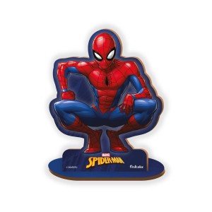 Personagem Mdf P Homem Aranha Agachádo Com 6 Unidades