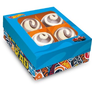 Caixa 4 Bombons Hot Wheels Com 6 Unidades