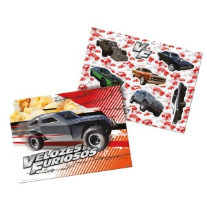 Kit Decorativo Hot Wheels Com 10 Unidades